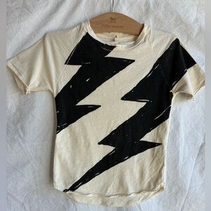 Nico Nico Kids Organic Hand Screen Printed Bolt Tee 2T
